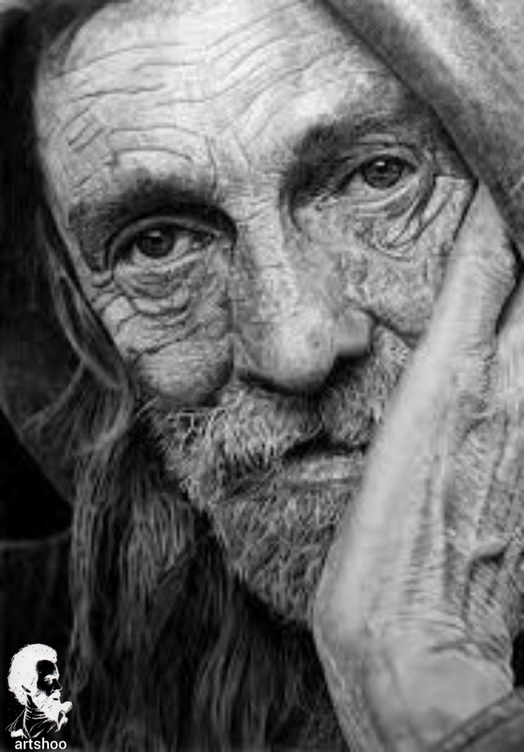 آموزش نقاشی سیاه قلم